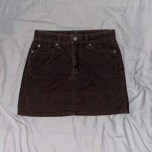 brown corduroy skirt!
